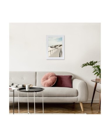 Cadre photo blanc 20x30 cm bois reconstitué fsc