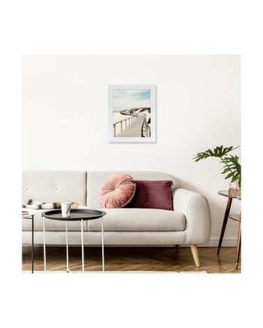 Cadre photo blanc 24x30 cm bois reconstitué fsc