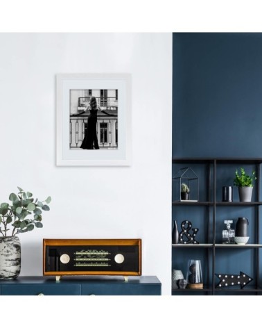 Cadre photo Blanc 24x30 cm bois reconstitué fsc