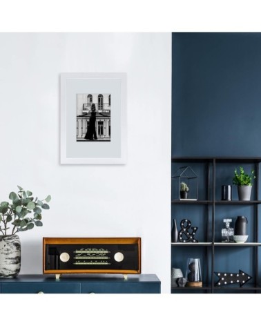 Cadre photo Blanc 20x30 cm bois reconstitué fsc