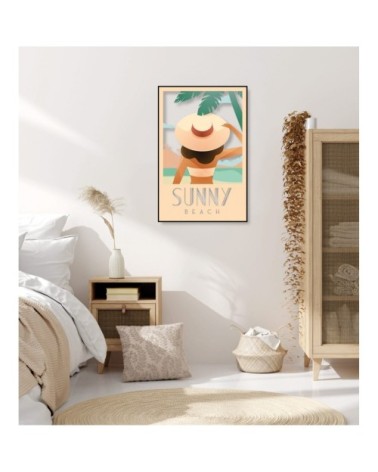 Tableau sur verre synthétique sunny 42x63 cm