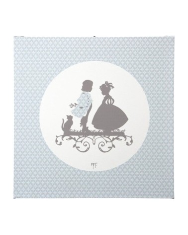 Toile sur châssis Petit Marquis 28x28cm
