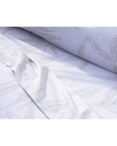 Drap-housse 160x200 en coton beige