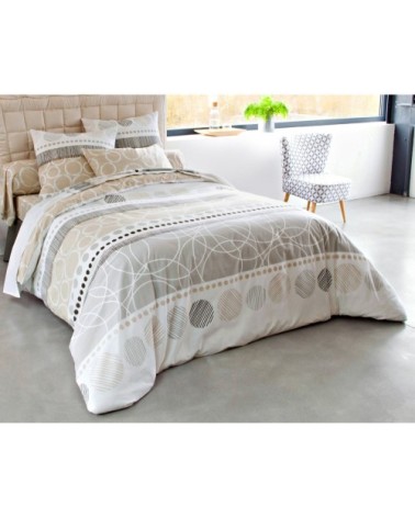 Drap-housse 90x190 en coton beige