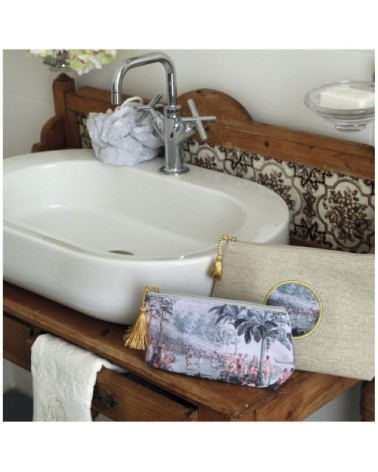 Trousse de toilette tissu