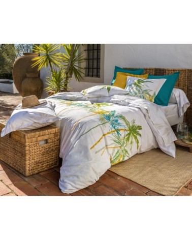 Housse de couette 260x240 en coton beige