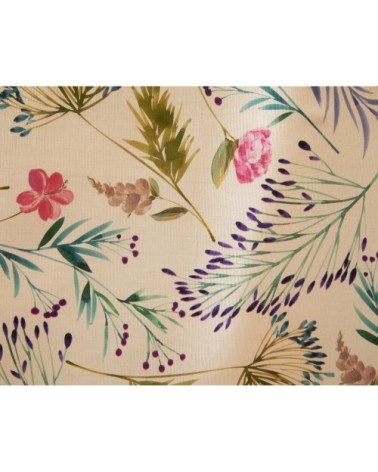 Nappe rectangulaire 150x300 à motifs végétaux