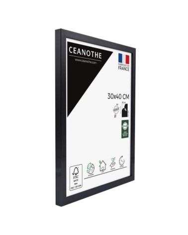 Cadre photo carbone 30x40 cm résine recyclée