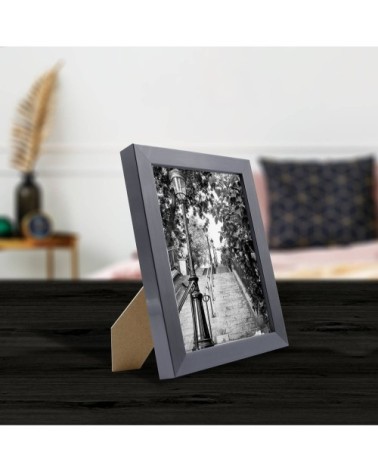 Cadre photo carbone 13x18 cm résine recyclée