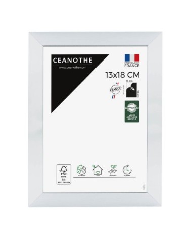 Cadre photo acier 13x18 cm résine recyclée