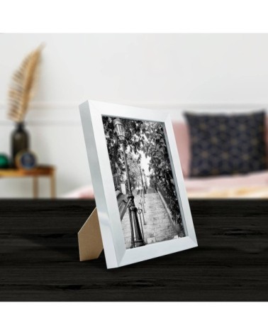 Cadre photo acier 13x18 cm résine recyclée