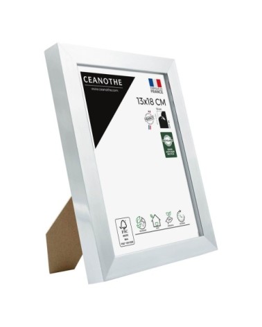 Cadre photo acier 13x18 cm résine recyclée