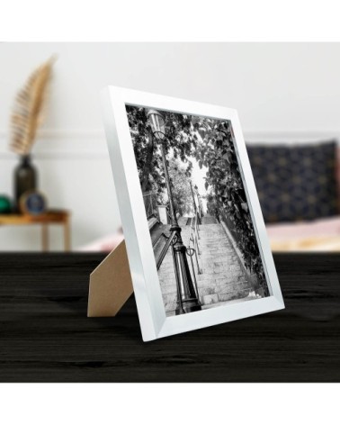 Cadre photo acier 18x24 cm résine recyclée