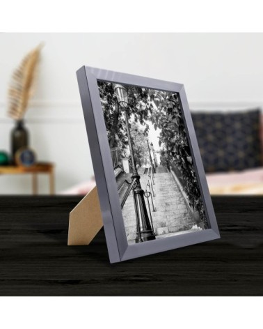 Cadre photo carbone 18x24 cm résine recyclée