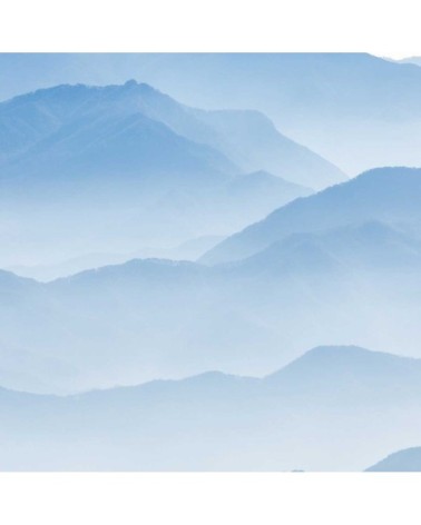 Tableau alu dibond montagnes bleues 120x80cm