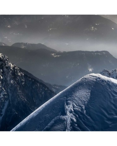 Tableau alu dibond concentration sur les cîmes 120x80cm