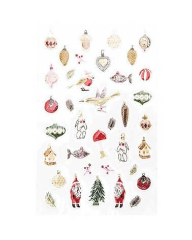 Stickers en gel Noël nostalgique