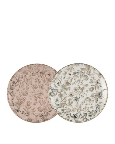Set de 6 assiettes plates
