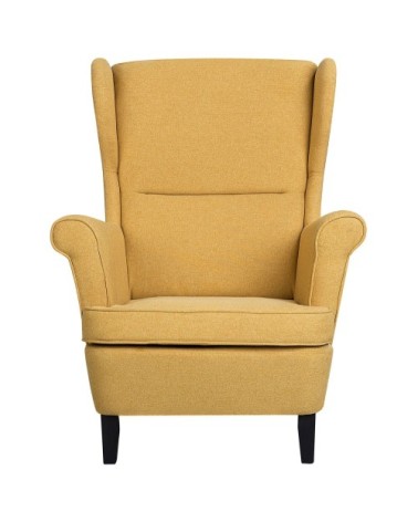 Fauteuil en tissue jaune