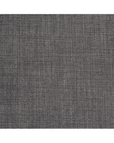 Fauteuil tapissé en tissu gris foncé