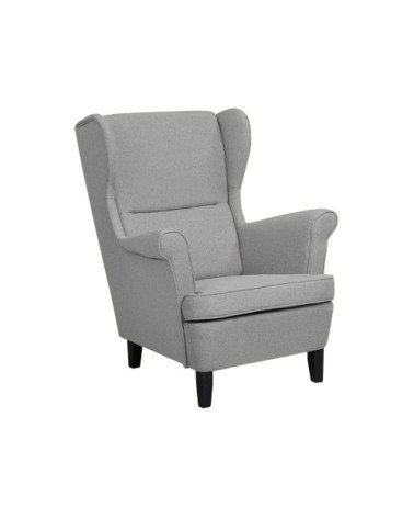 Fauteuil en tissu gris