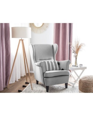 Fauteuil en tissu gris