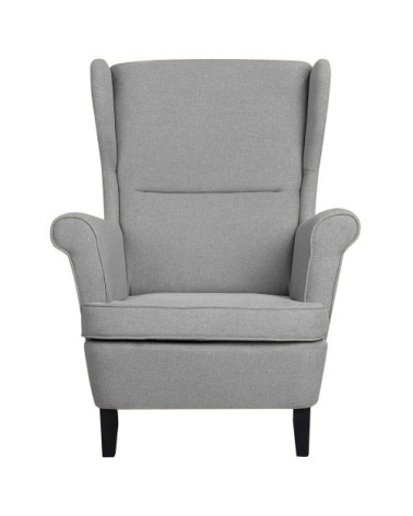 Fauteuil en tissu gris