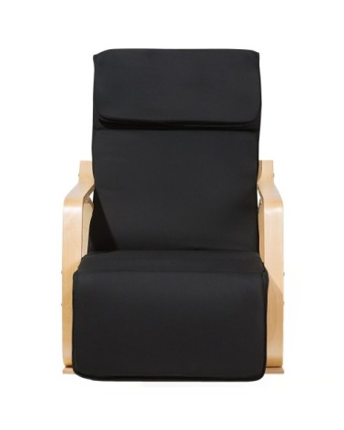 Fauteuil à bascule noir