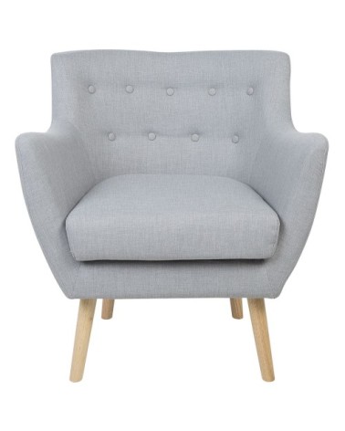 Fauteuil en tissu gris