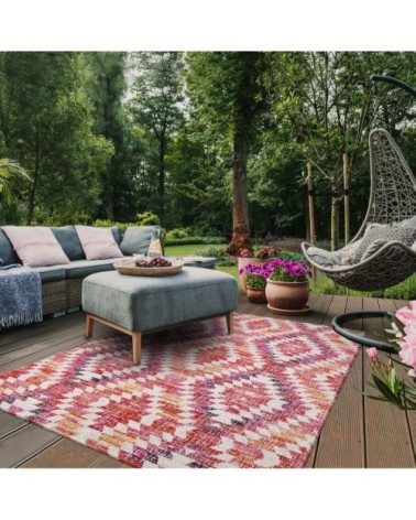 Tapis extérieur multicolore 150x220