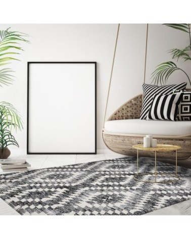 Tapis extérieur gris 150x220