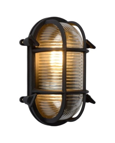 Applique d'extérieur h20cm noir