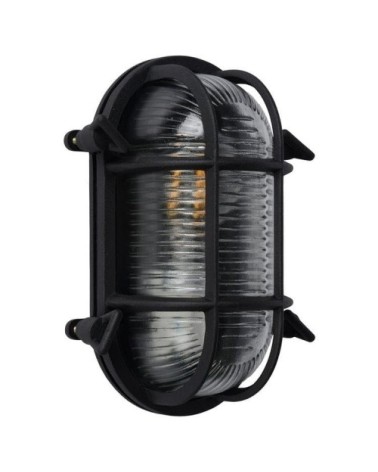 Applique d'extérieur h20cm noir