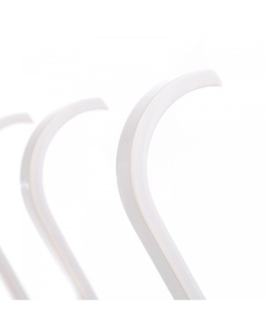 Portemanteau mural en bois blanc