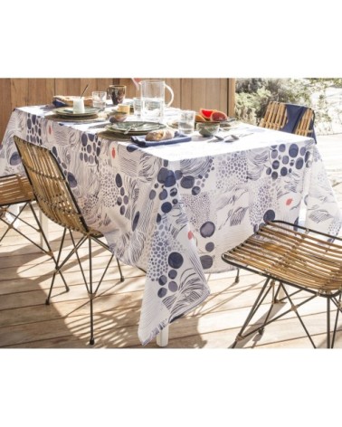 Nappe rectangulaire 160x200 à motifs marins