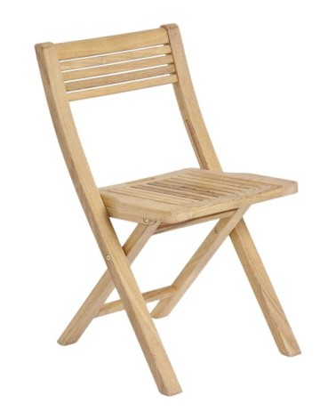 Chaise pliante en bois clair FSC