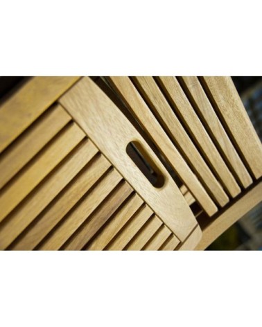 Chaise pliante en bois clair FSC