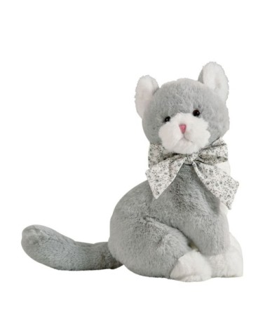 Peluche petit chat - gris