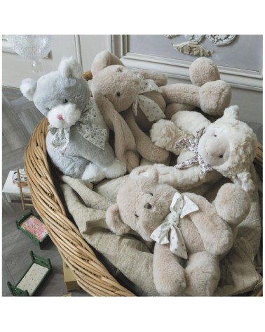 Peluche petit chat - gris