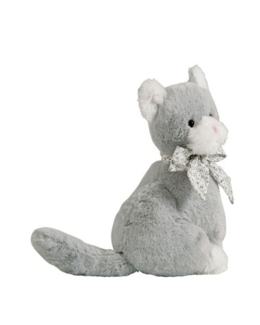 Peluche petit chat - gris
