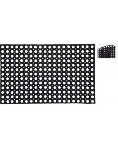 Paillasson caillebotis en caoutchouc 40x60