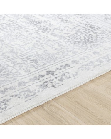 Tapis Vintage Oriental - Ivoire et Gris Clair - 160x215cm