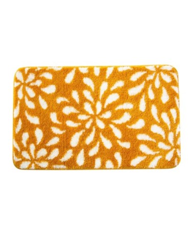 Tapis contour WC jaune 45x50 en polyester