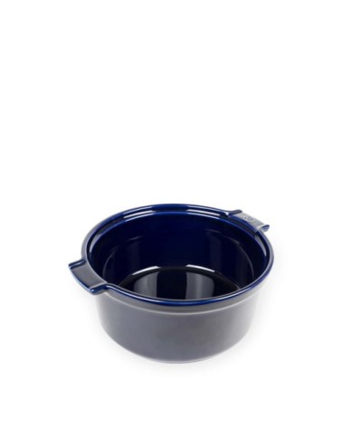 Moule à soufflé en céramique bleu D22cm