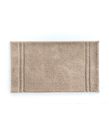Tapis de bain beige sable 120x70 en coton