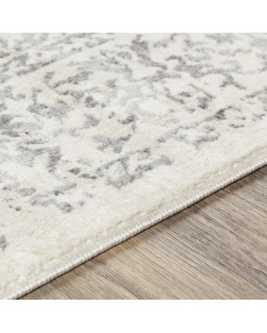 Tapis Vintage Oriental - Blanc et Gris - 200x275cm