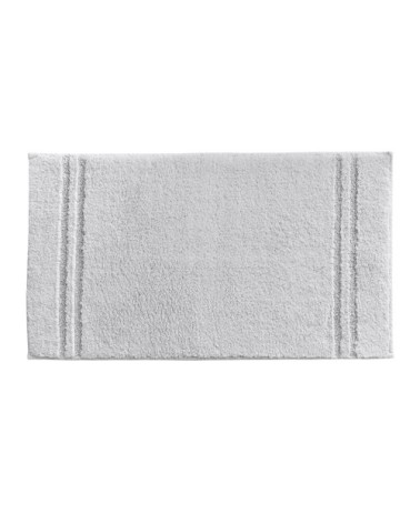 Tapis de bain gris brume 120x70 en coton