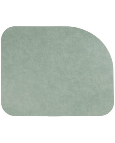 Set de table cuir vegan organique vert menthe 46x37cm