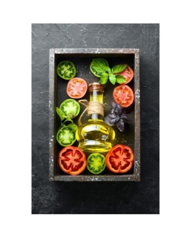 Tableau sur toile huile et tomate 30x45cm