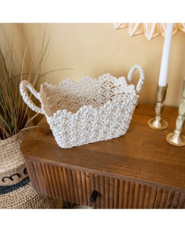 Panier en crochet rigide